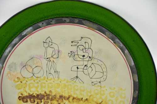 Portanier, Plat au marli vert – Image 3