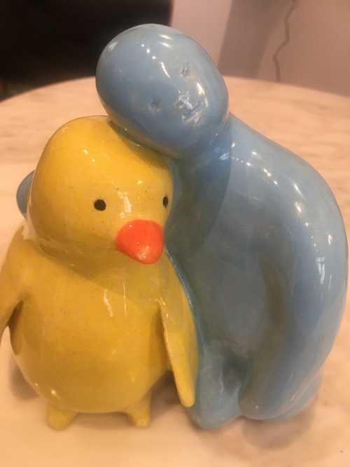 Brulures - Personnage au poussin