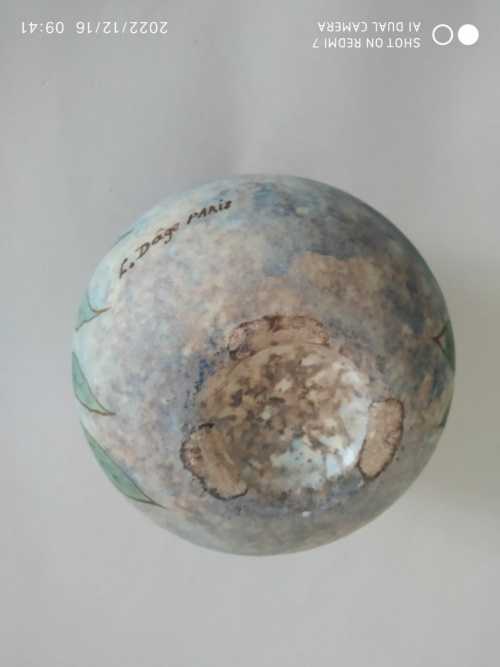 Louis Dage Paris , vase boule – Image 9