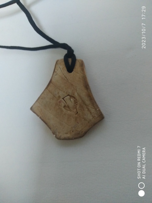 pendentif céramique "faux-bois" Vallauris , Grandjean-Jourdan – Image 6