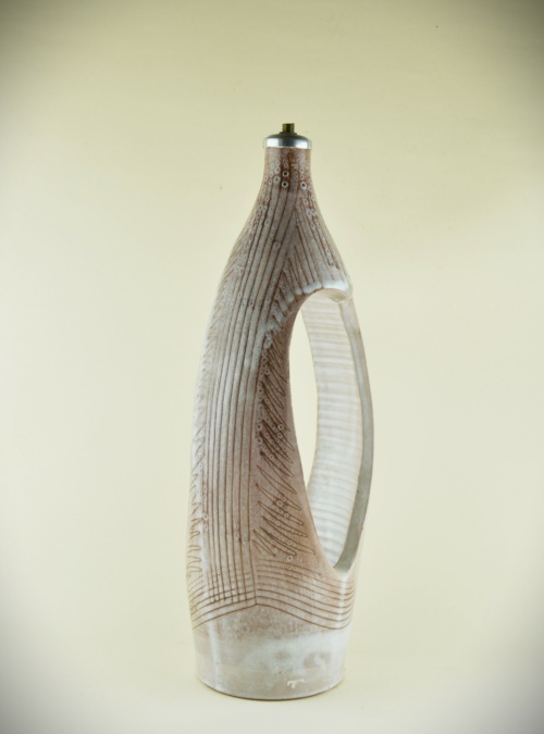 Jean Austruy, grand pied de lampe ajouré