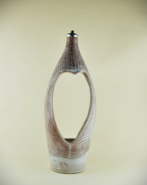 Jean Austruy, grand pied de lampe ajouré – Image 3
