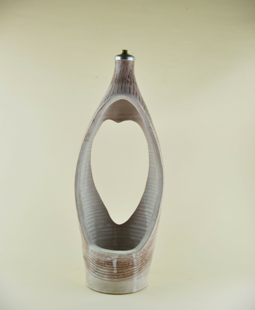 Jean Austruy, grand pied de lampe ajouré – Image 4