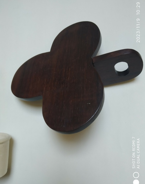 Kéramos Sèvres , René Hénon , set de table palissandre et céramique, art déco – Image 10