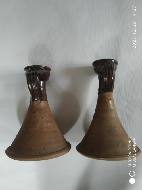 Pierre Digan Janet Stedman , paire de bougeoirs de table – Image 3