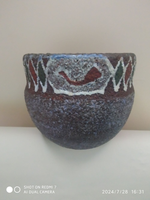 accolay, pot africaniste, décor géométrique – Image 8