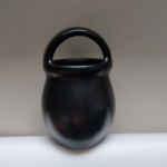 Pol Chambost , vase noir , à anse decentrée – Image 13