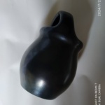 Pol Chambost , vase noir , à anse decentrée – Image 6