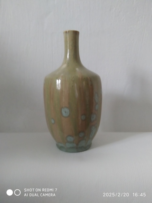 René Dénert vase en porcelaine de grès à couverte irisée – Image 10