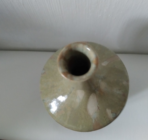 René Dénert vase en porcelaine de grès à couverte irisée – Image 7